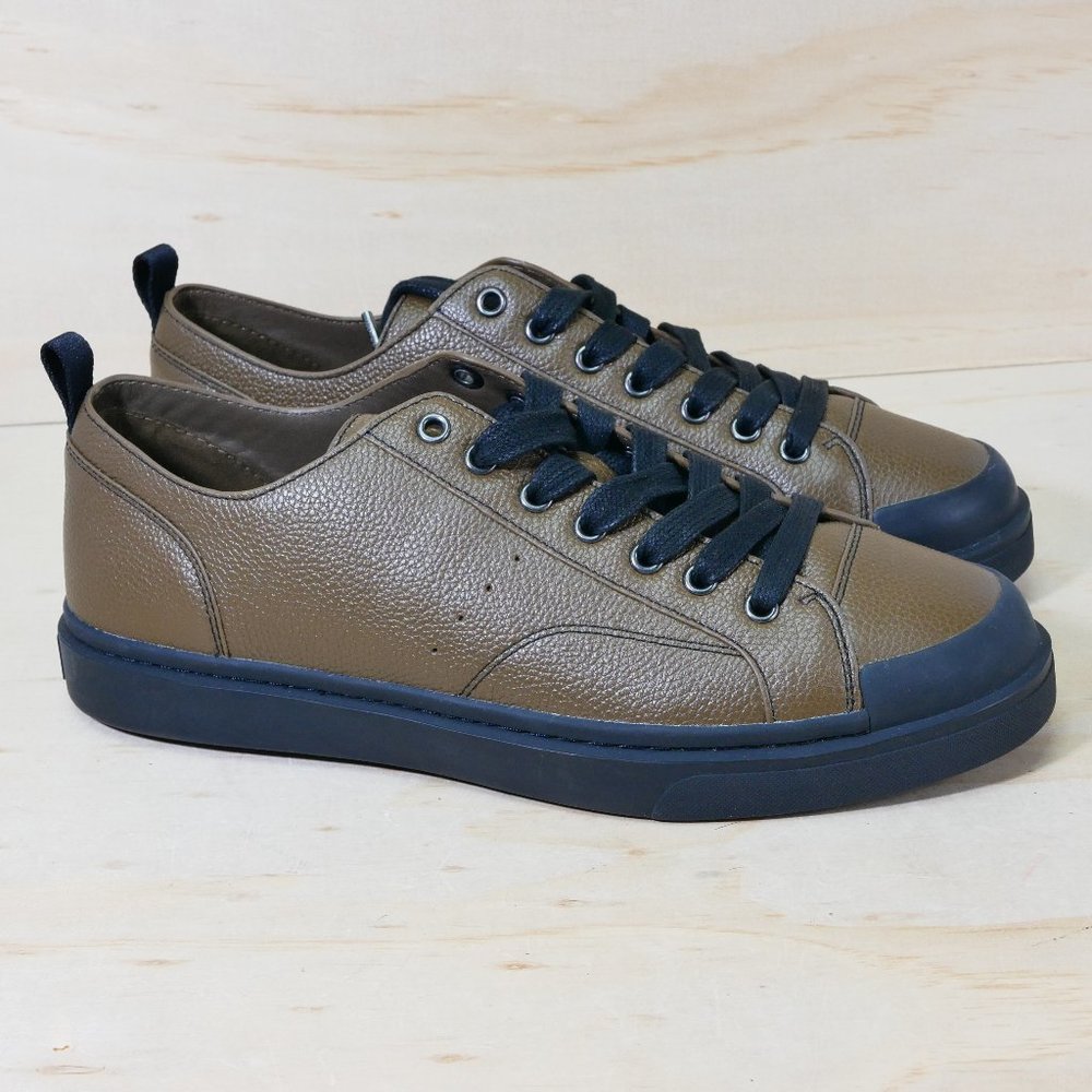 COACH Brown Leather Low Top Sneakers NEW
